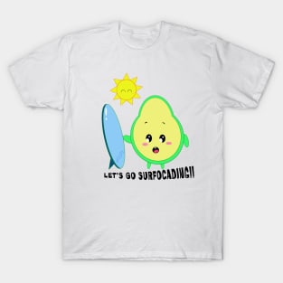 Surfing Avocado T-Shirt